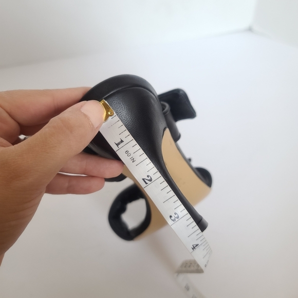 Gia Borghini x Pernille | Teisbaek Two Strap Sandals in Antracite Black Size 10 - Picture 14 of 14